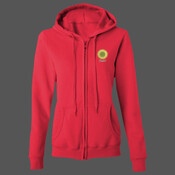 GD080 Gildan Ladies Full-Zip HOODIE